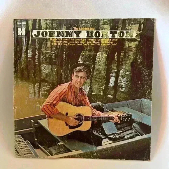 Johnny Horton Vinyl Record - The Legendary - Harmony - Picture 1 of 6